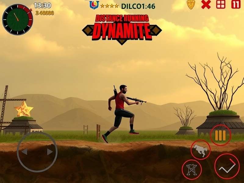 Distance Running Dynamite Gameplay Screenshot